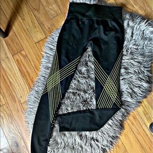 Neon Yellow Compression Leggings
